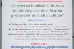 Seminar: ”Creșterea bunăstării în zona montană prin valorificarea produselor de înaltă calitate”